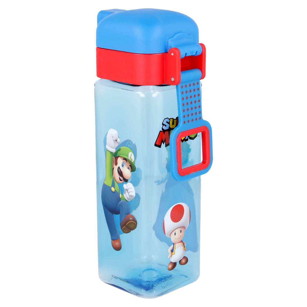 Botella Ecozen Square Super Mario con Cierre de Seguridad