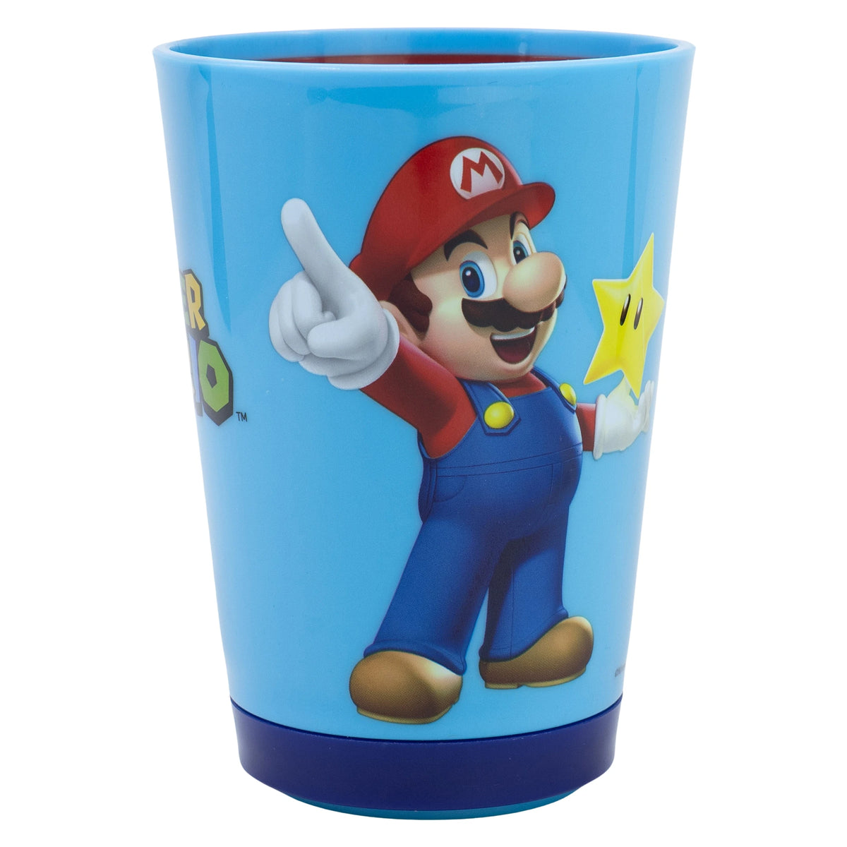 Vaso Antivuelco Super Mario con Tecnología Smartgrip Abierto
