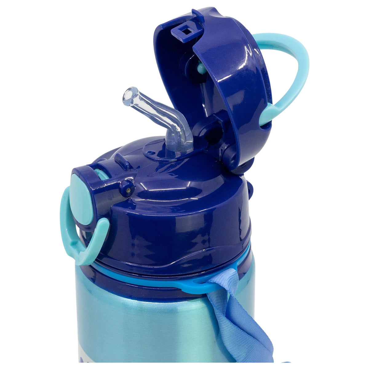 Botella de Aluminio Bluey con Correa de Transporte