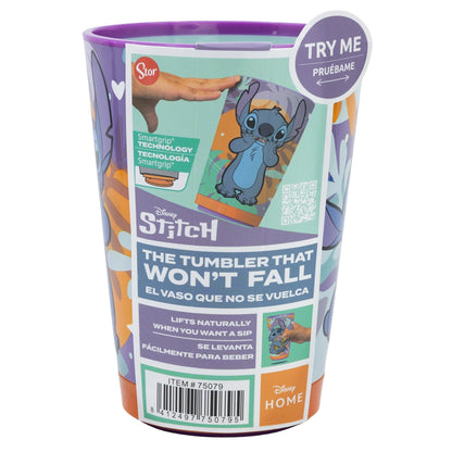 Vaso Antivuelco Stitch con Tecnología Smartgrip