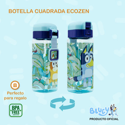 Botella Ecozen Square Bluey con Cierre de Seguridad