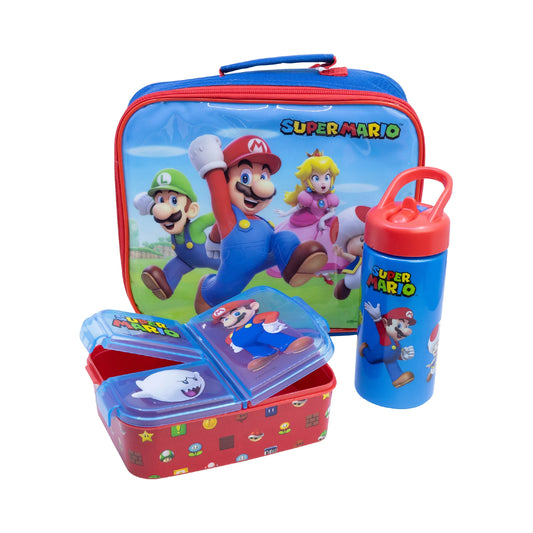 Set Regreso a Clases Super Mario, 3 Piezas