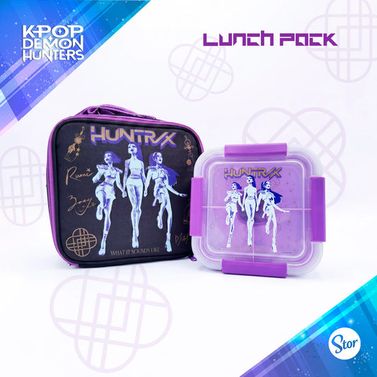 Set KPop Demon Hunters con Lonchera Térmica y Sandwichera