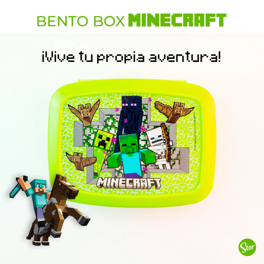 Sandwichera BentoPro Minecraft Multicompartimento