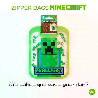 Bolsas Herméticas Minecraft Set de 20 Piezas