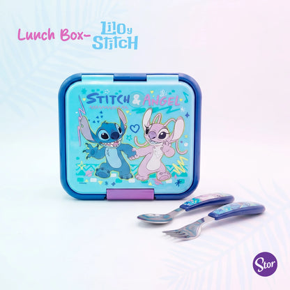 Lonchera Multicompartimento Disney Stitch con Cubiertos