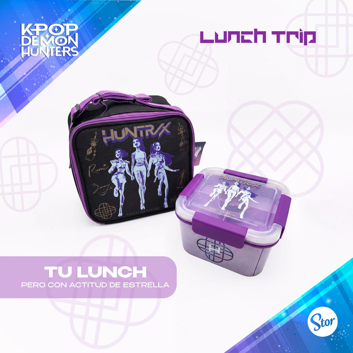 Set KPop Demon Hunters con Lonchera Térmica y Sandwichera