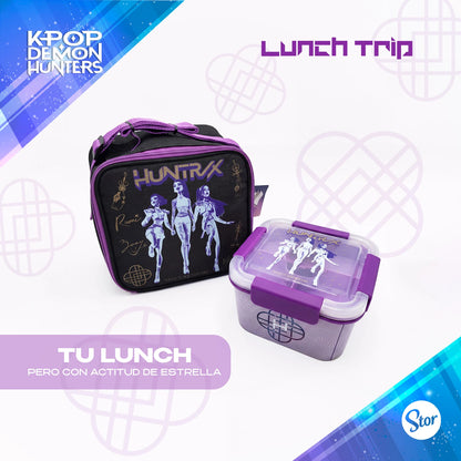 Set KPop Demon Hunters con Lonchera Térmica y Sandwichera