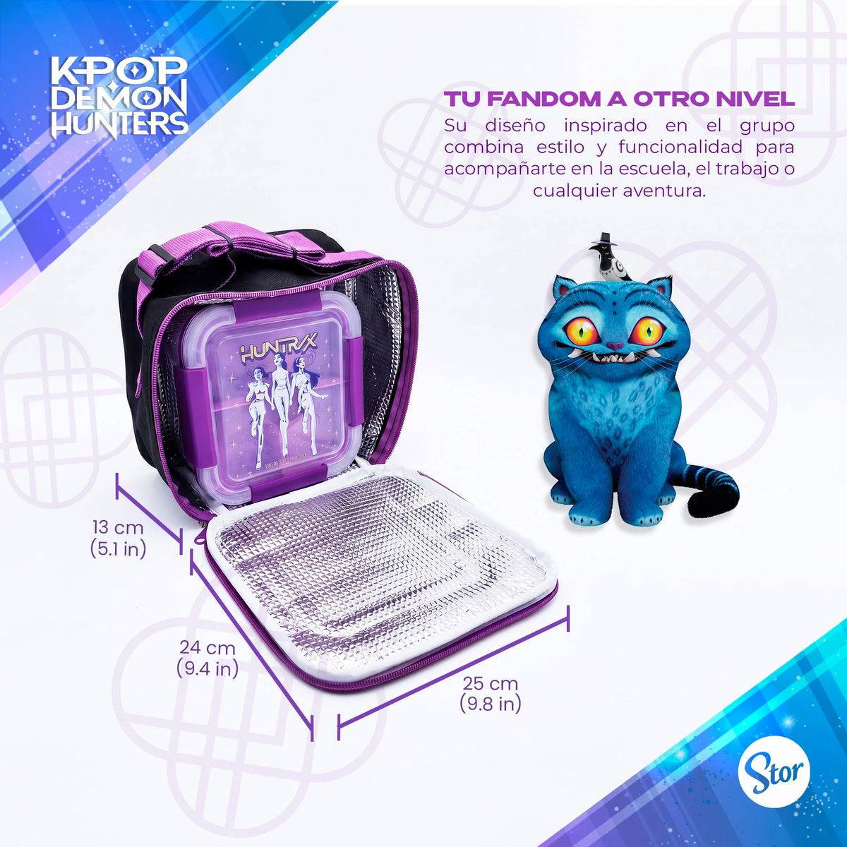 Set KPop Demon Hunters con Lonchera Térmica y Sandwichera