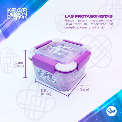 Set KPop Demon Hunters con Lonchera Térmica y Sandwichera