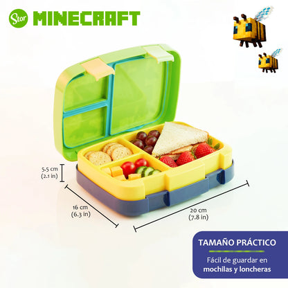 Sandwichera BentoPro Minecraft Multicompartimento