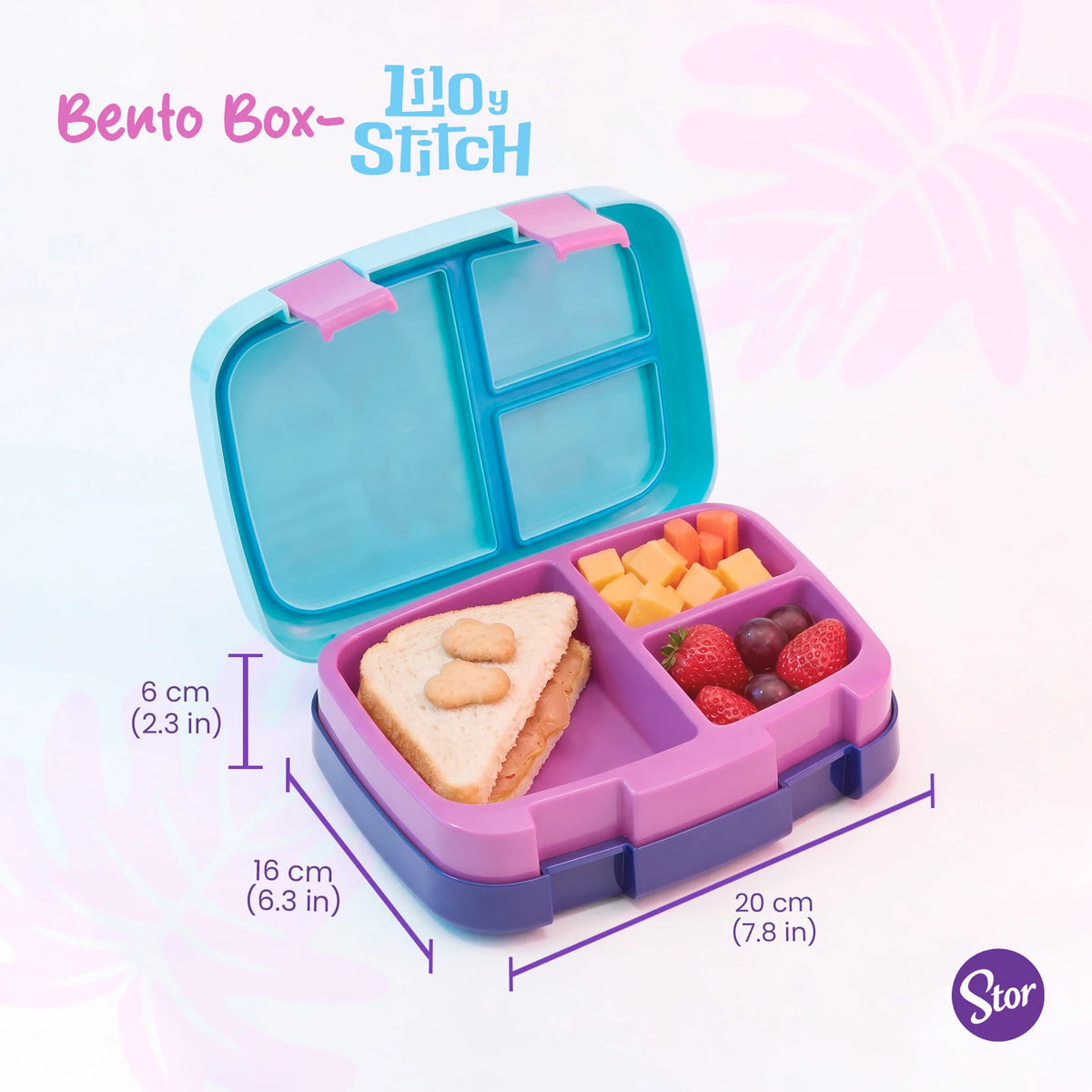 Sandwichera BentoPro Stitch Multicompartimento
