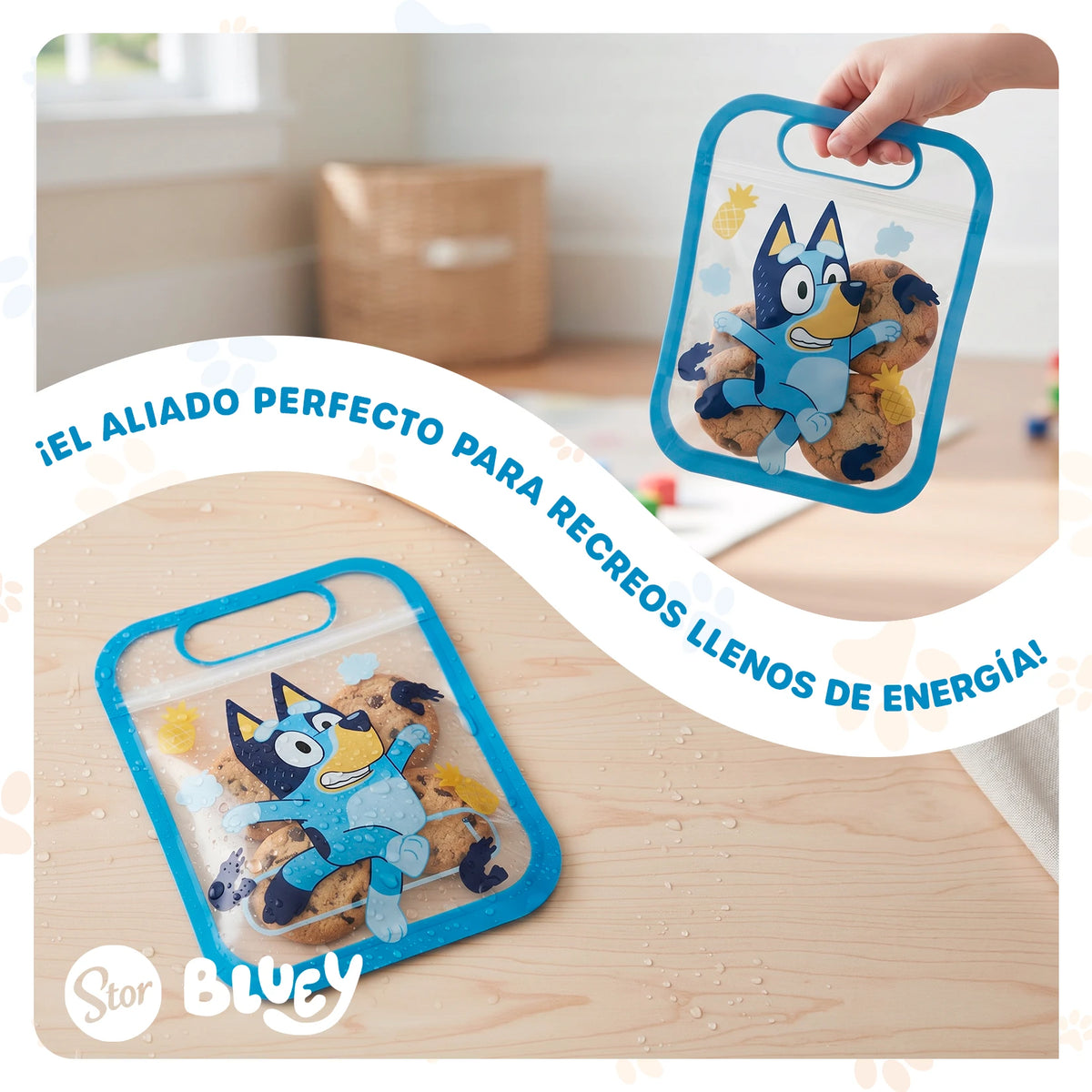 Bolsas Herméticas Bluey Set de 20 Piezas