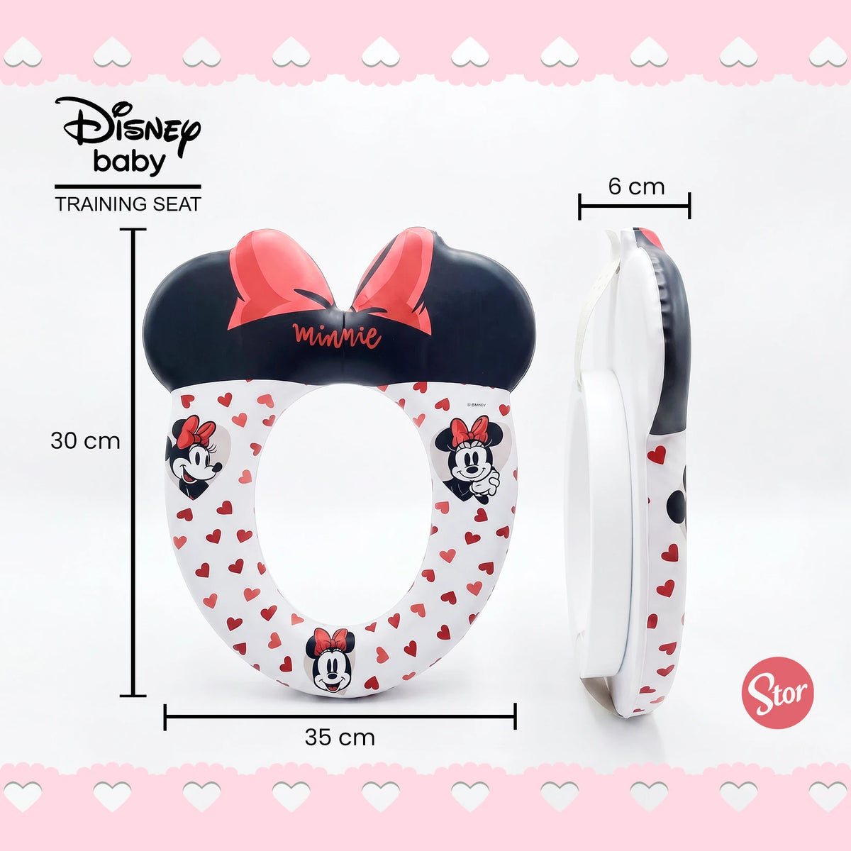 Reductor de Baño Minnie Mouse con Cojín Suave