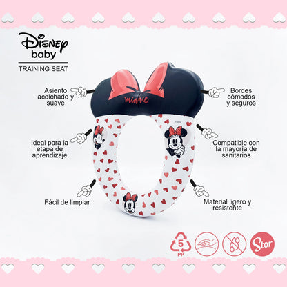 Reductor de Baño Minnie Mouse con Cojín Suave