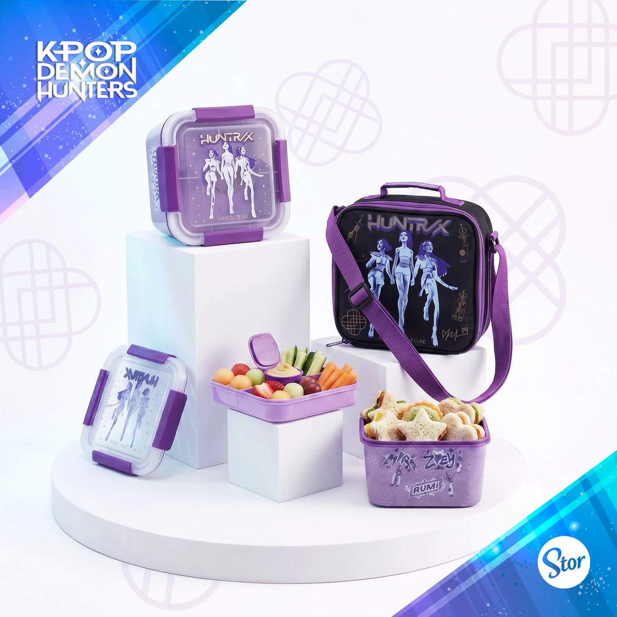 Set KPop Demon Hunters con Lonchera Térmica y Sandwichera