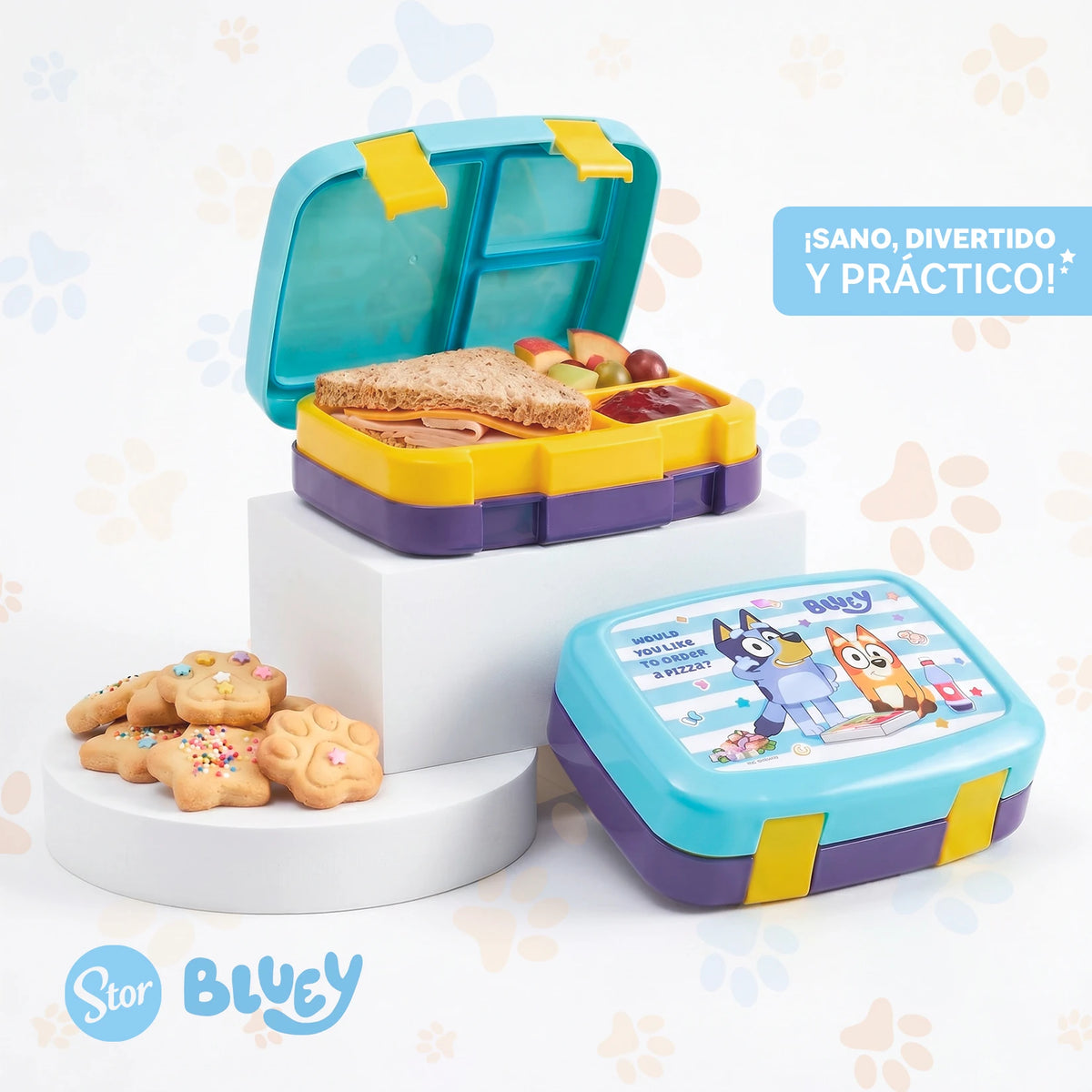 Sandwichera BentoPro Bluey Multicompartimento