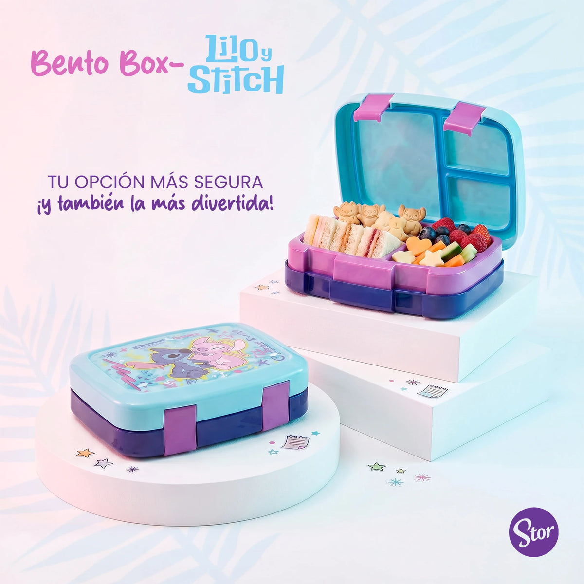 Sandwichera BentoPro Stitch Multicompartimento
