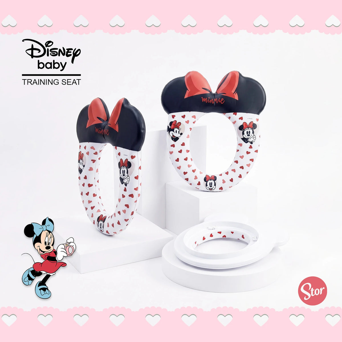 Reductor de Baño Minnie Mouse con Cojín Suave