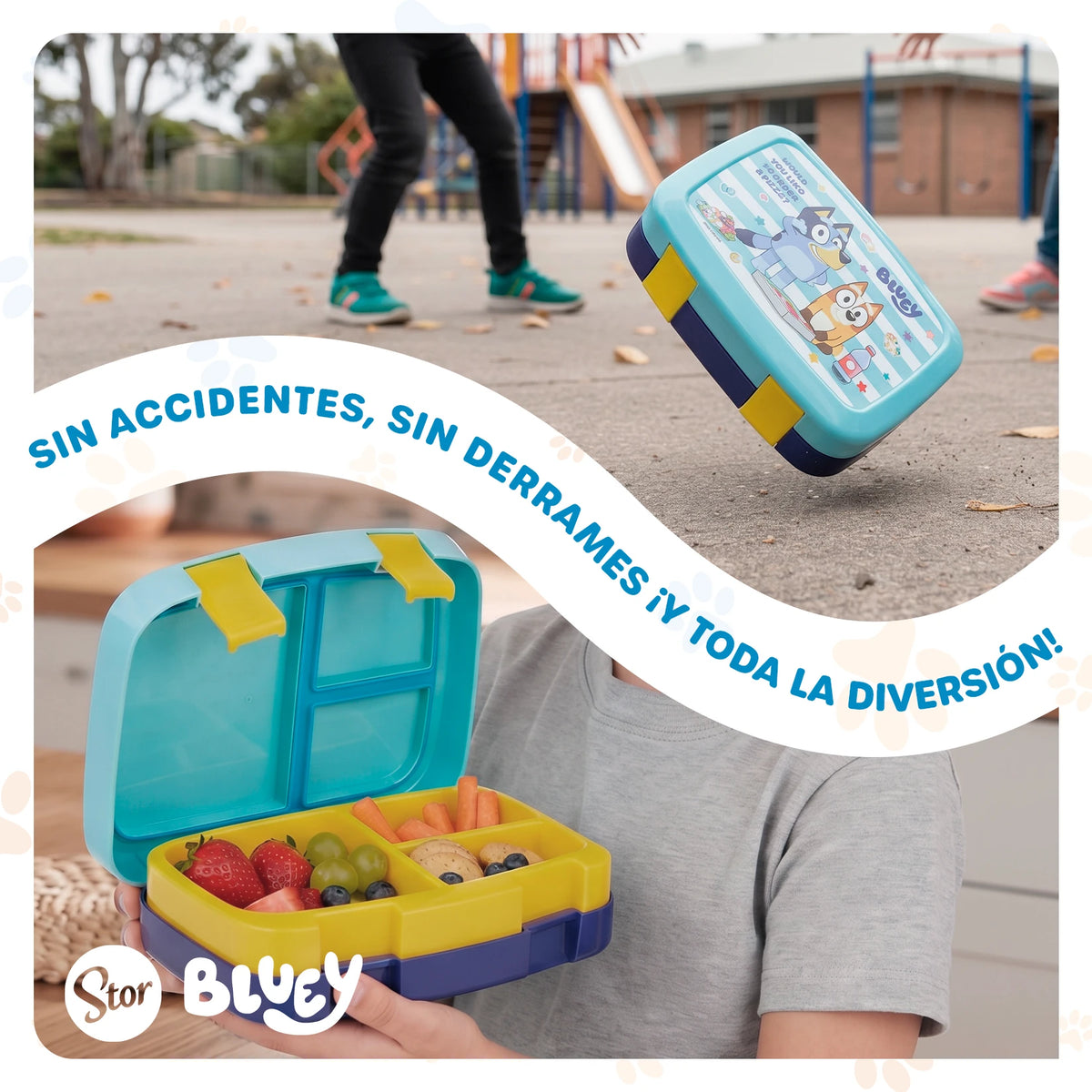 Sandwichera BentoPro Bluey Multicompartimento