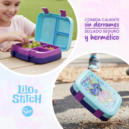 Sandwichera BentoPro Stitch Multicompartimento