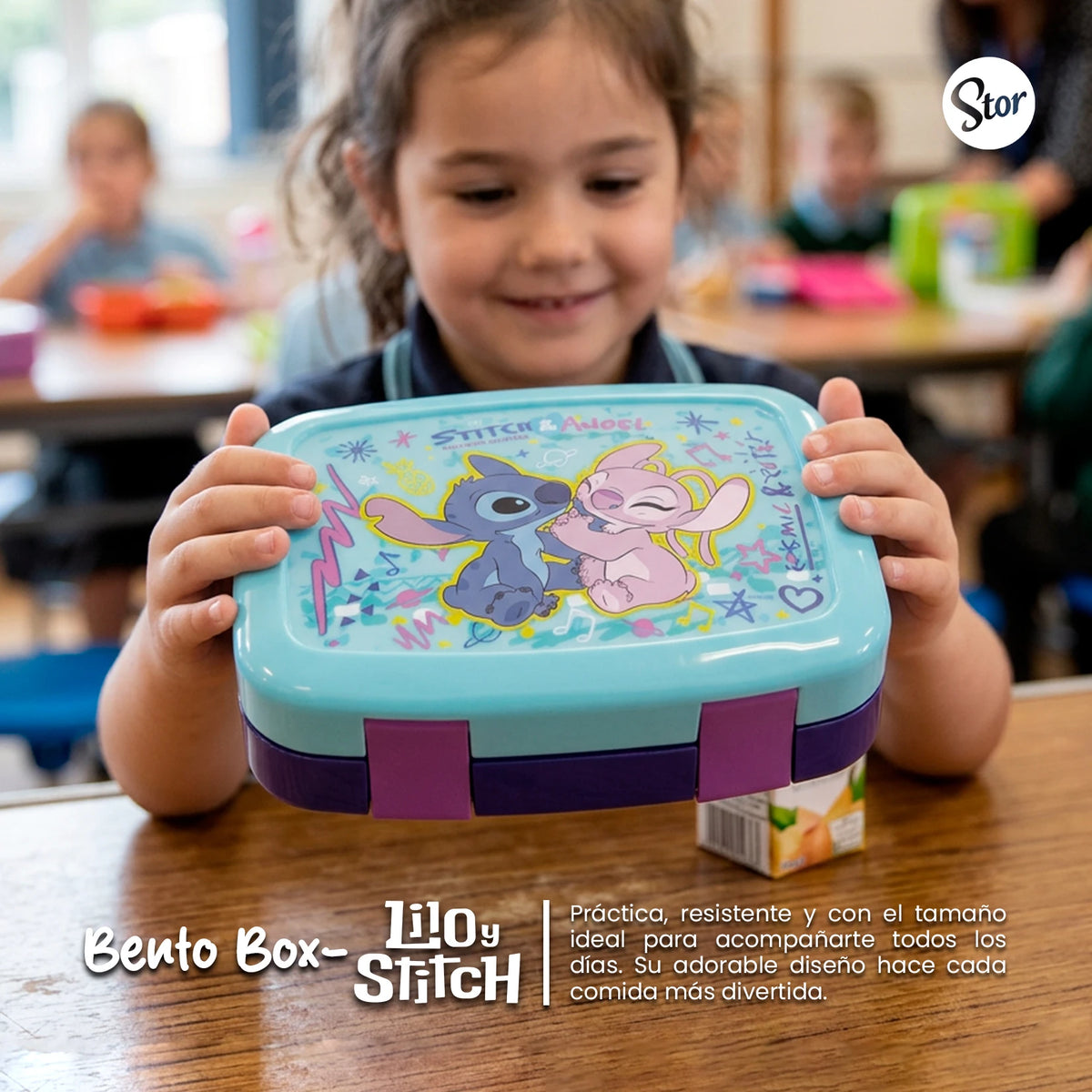 Sandwichera BentoPro Stitch Multicompartimento