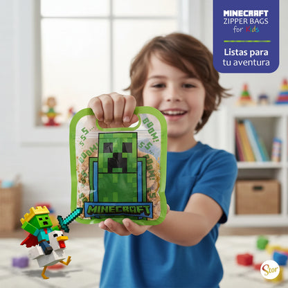 Bolsas Herméticas Minecraft Set de 20 Piezas