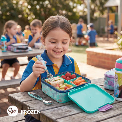 Lonchera Multicompartimento Disney Frozen con Cubiertos