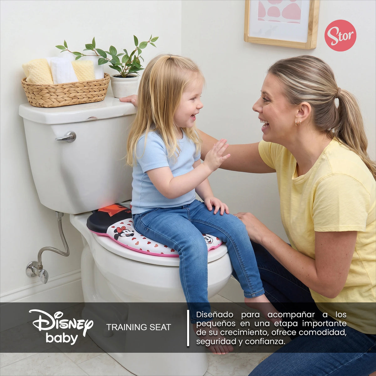 Reductor de Baño Minnie Mouse con Cojín Suave